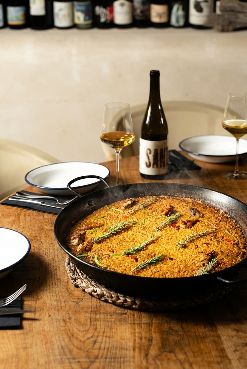 Authentic paella ready for delivery in Marbella